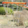 thumbnail image 2 of Bgsha Metal basketball net Chain Netting Sports Rims basket frame double color net, 2 of 9