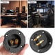 thumbnail image 2 of 5pcs DIY Home Car Stereo 2-Way Speaker Box Terminal Binding Post Conectores de copa de resorte redondo Enchufes de subwoofer (Negro), 2 of 6