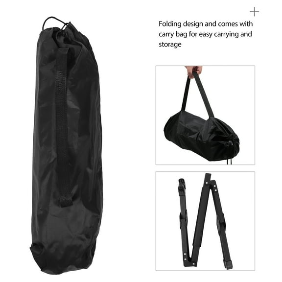 GOOHOCHY  Adjustable Rack Folding Cooler Stand Ice Portable Office Black