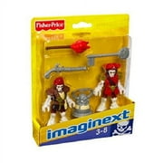Fisher-Price Imaginext Skeleton Pirate Captain and Officer
