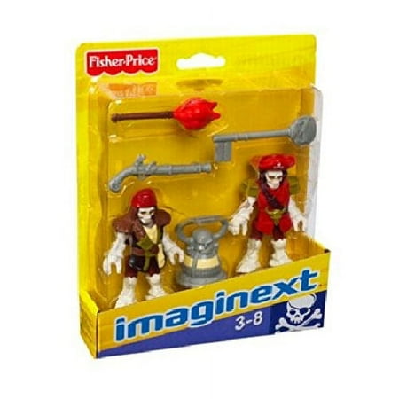Fisher-Price Imaginext Skeleton Pirate Captain and Officer