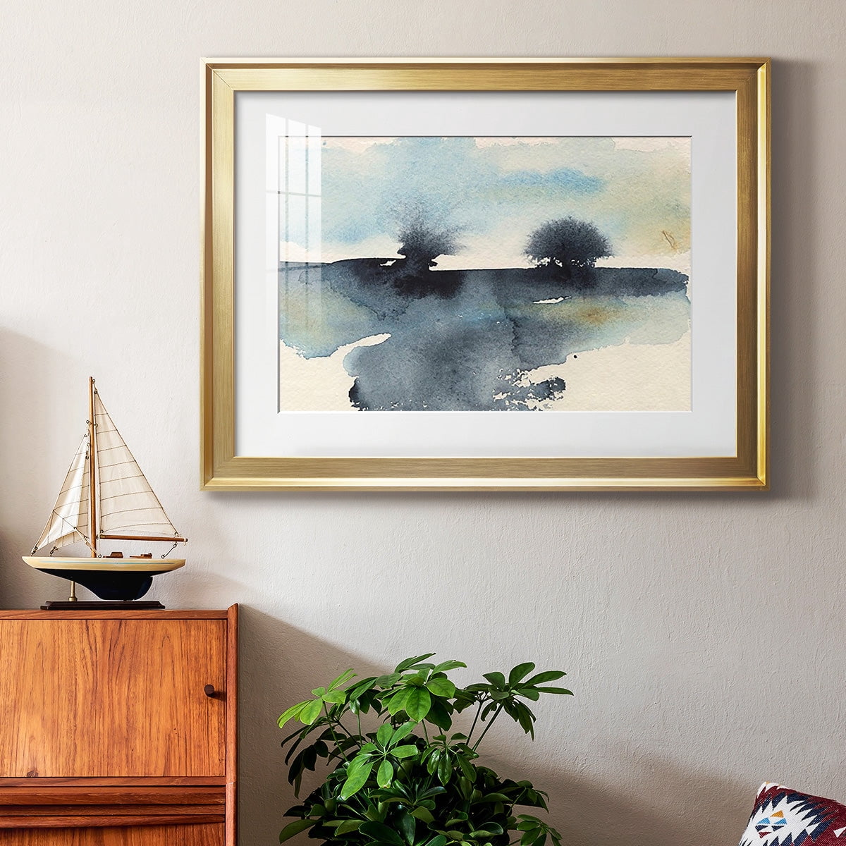 Upheval I Premium Framed Print - Ready to Hang