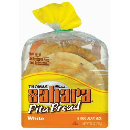 Thomas' Sahara Pita Bread - White, 12 oz (Best Bread In America)