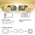 thumbnail image 5 of Yuyamidu Highland Cow Car Window Shade for Baby Red Heart Car Side Window Sun Shade Adorable Auto Rear Sunshade Car Accessories for SUVs Sedans Trucks, 5 of 7