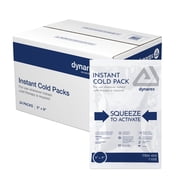 Dynarex Instant Cold Pack, Disposable Ice Pack for Cold Compress, 5” x 9”, 24 Count