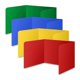 thumbnail image 1 of 4Pieces Classroom Privacy Shields Desk Dividers Colorful Plastic Classroom Privacy Shields for Student Desks color, 1 of 5
