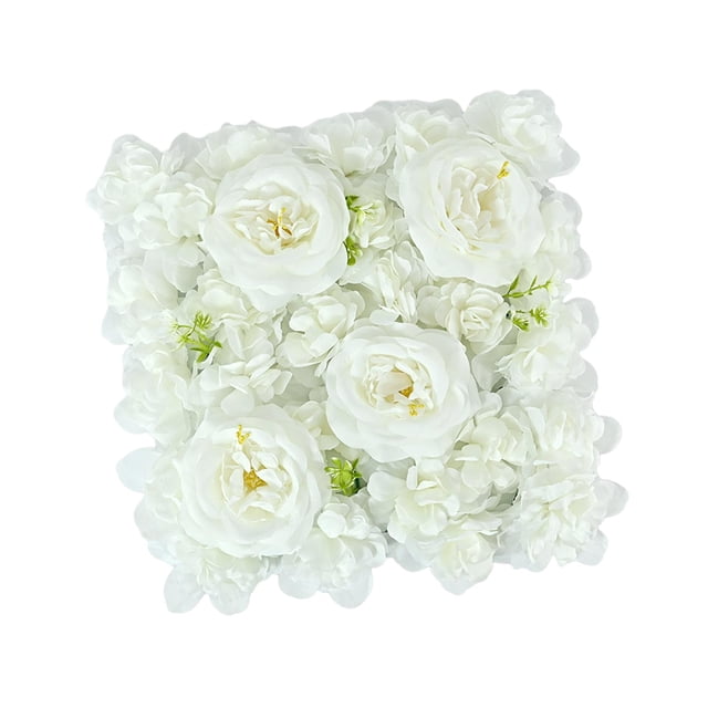 Fondo de fotografía de Panel de flores artificiales, decoración romántica para el Día de San Valentín, arreglos florales para decoración para ,