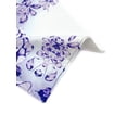 thumbnail image 4 of Men's Creative Geometric 3D Printed Shirt Retro Stand Collar Loose Plus Size Shirt Purple L, 4 of 6