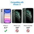 thumbnail image 2 of Protector de pantalla de privacidad JeTech para iPhone 11 de 6.1 pulgadas, paquete de 2, 2 of 7