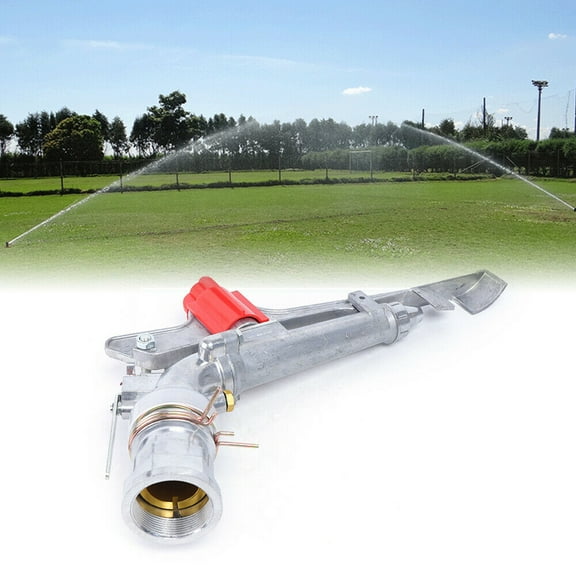 Miumaeov 2" 360° Adjustable Sprinkler Irrigation 65-80 Meters Spray Radius for Garden Agricultural
