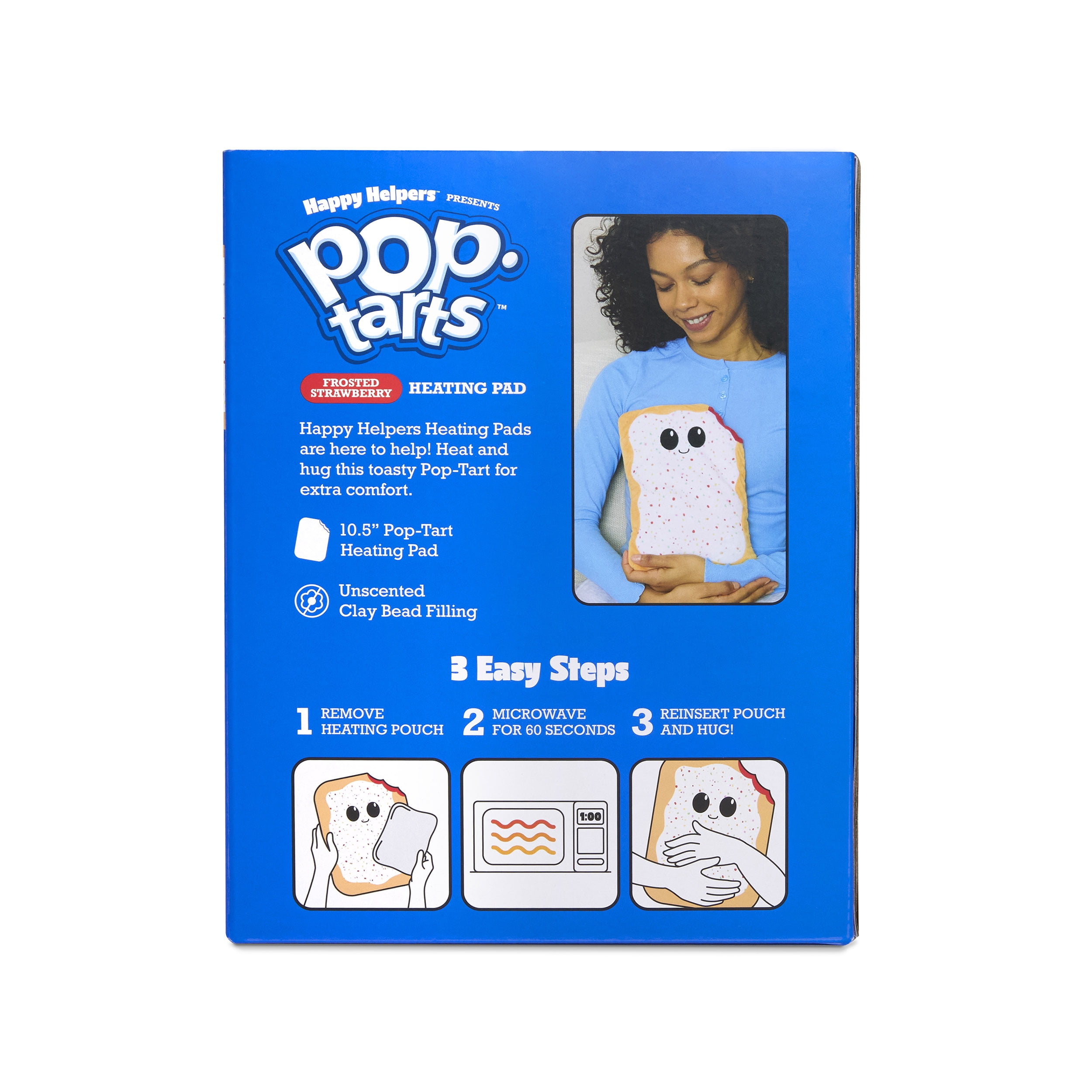Pop-Tarts™ Happy Helpers Microwavable Heating Pad, Cozy Plush for Pain Relief, Back to School Self-Care Gifts