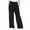Black, variant on Edvintorg Women's Solid Wide Leg Lounge Pants Fashion Loose High Waisted Long Straight Trousers Pants Casual Work Pants with Pockets