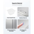 thumbnail image 4 of KFFKFF 72"W Commercial Refrigerator, 18.7 Cu. Ft Sandwich Prep Table, Food Prep Fridge with 30 Pans and Cutting Board, Stainless Steel Salad Prep Cooler for Restaurant and Food Truck, 4 of 9