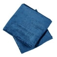 thumbnail image 3 of Home Soft Things Textured Velvet 2 Piece Pillow Shell Set - Majolica Blue - 26" x 26", 3 of 4