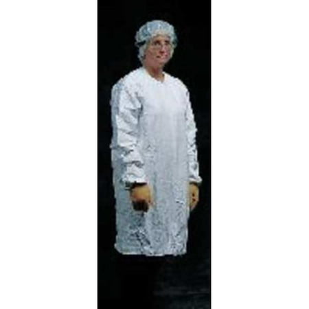 Dupont Lab Coat,L,White,ProClean(R),PK30 PC270SWHLG00300B