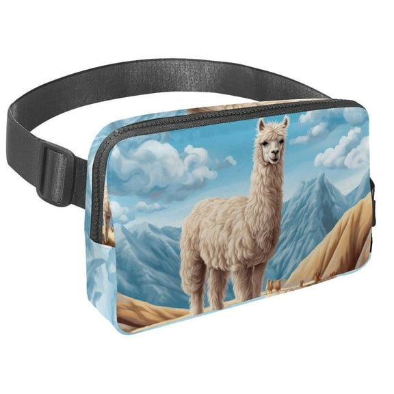 Alpaca Lightweight Adjustable Sling Bag Running Belt Waist Pack with Extension Strap Unisex