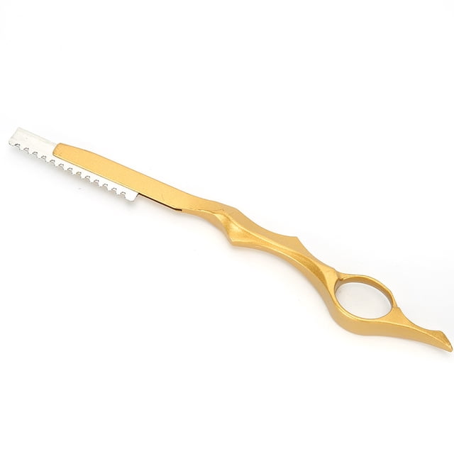 Cuchillo de peluquería, cuchillo de acero inoxidable para cortar el cabello, cuchillo ...