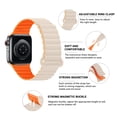 thumbnail image 4 of CIRUTVAL Double Sided Wearable Silicone Magnetic Loop Bands,Compatible for Apple Watch Series 9 8 7 SE 6 5 4 3 2 1 Ultra, Compatible with Apple Watch Band 38mm 40mm 41mm 42mm 44mm 45mm 49mm, 4 of 10