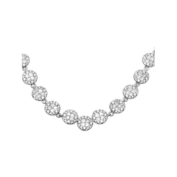 Jewelry Unlimited - Ladies 14K White Gold Princess Diamond Designer ...