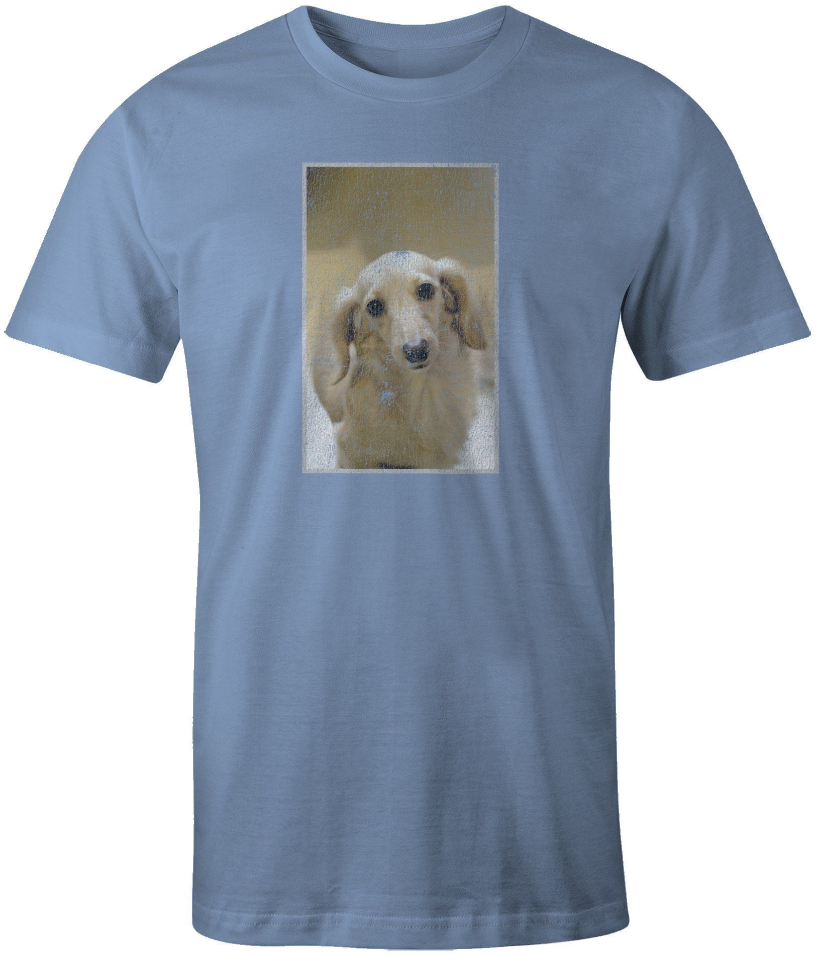 Mad Marble Men S Longhair Dachshund Dog Puppy T Shirt Walmart Com
