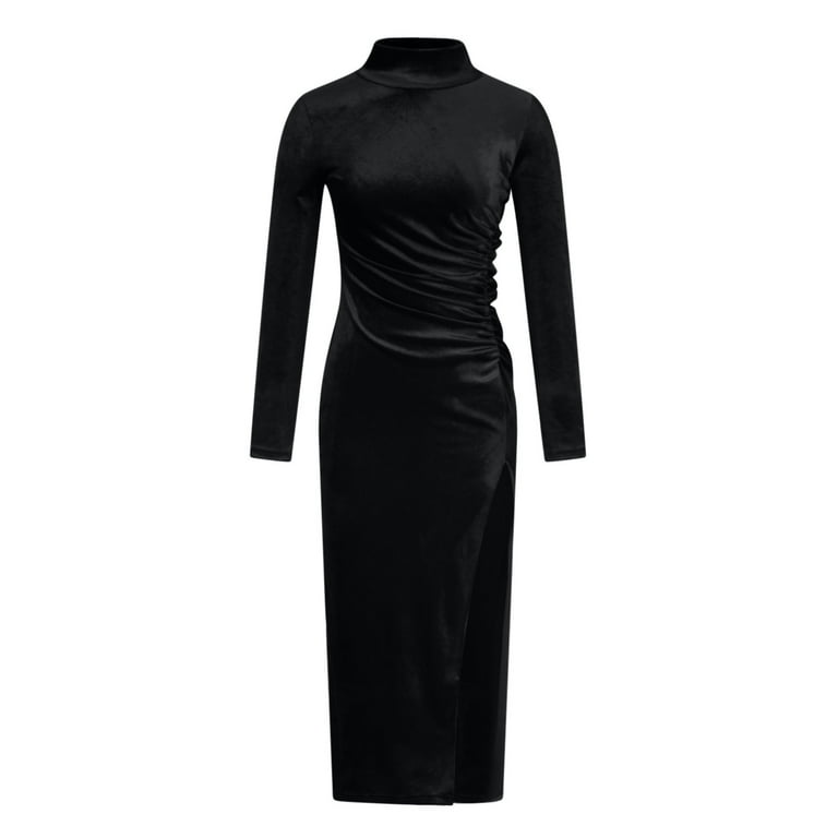 Walmart top velvet dress