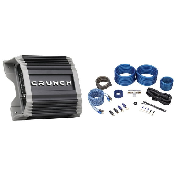 Crunch PZ2-1530.2D Compact 2 Channel 1500 Watt Class D Car Amplifier Amp Kit
