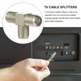 thumbnail image 3 of OULII F Type Coax Splitter 3 Way Zinc Alloy for TV Cable Signal Splitting Easy Installation, 3 of 3