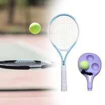 lacooooppia Tennis Ball Self Practice  Training Lightweight Tool Tennis Racket Tennis er Set for Park Backyard Blue White