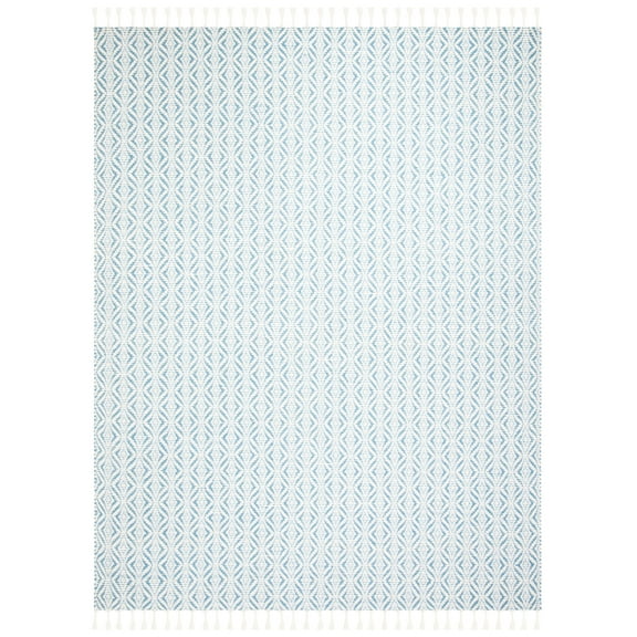 SAFAVIEH Natura Mesa Geometric Striped Area Rug, Blue, 8' x 10'