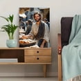 thumbnail image 5 of Qisvanset Framed Canvas Wall Art 12x16 Inch Bread Fish Jesus Feeds Boho Watercolor Gift Art, 5 of 5