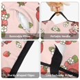 thumbnail image 6 of Strawberry and Girl Pink Pattern Teens Toddler Nap Mat with Pillow, Sleeping Mat Bag for Preschool Daycare 59"x22", 6 of 6