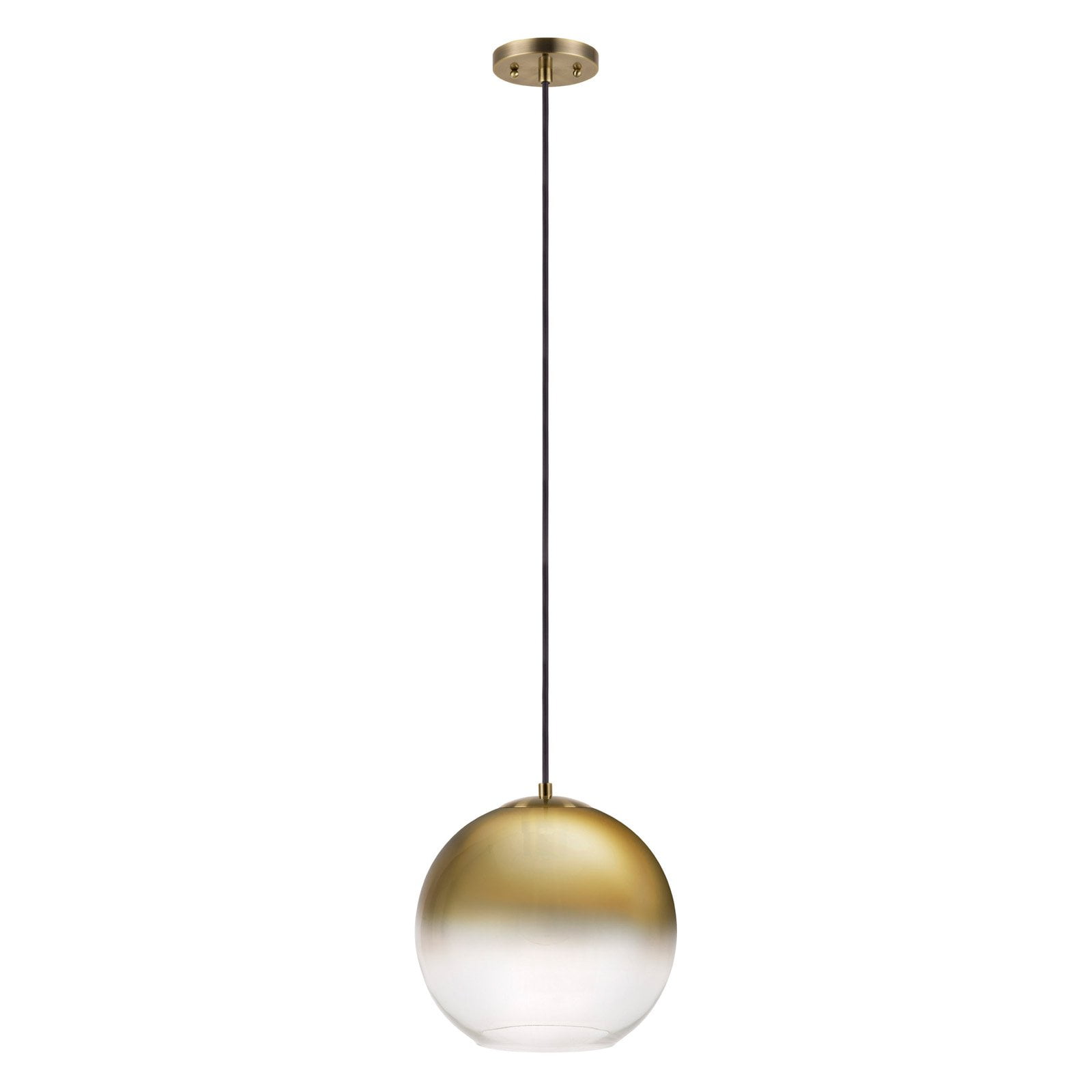 Cresswell Lighting Glass Orb Pendant Light Com