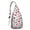 White-55, variant on Pastel Donut Sling Backpack&nbsp;– Minimalist Dessert Print Crossbody Bag, Water-Resistant Pack for Photography