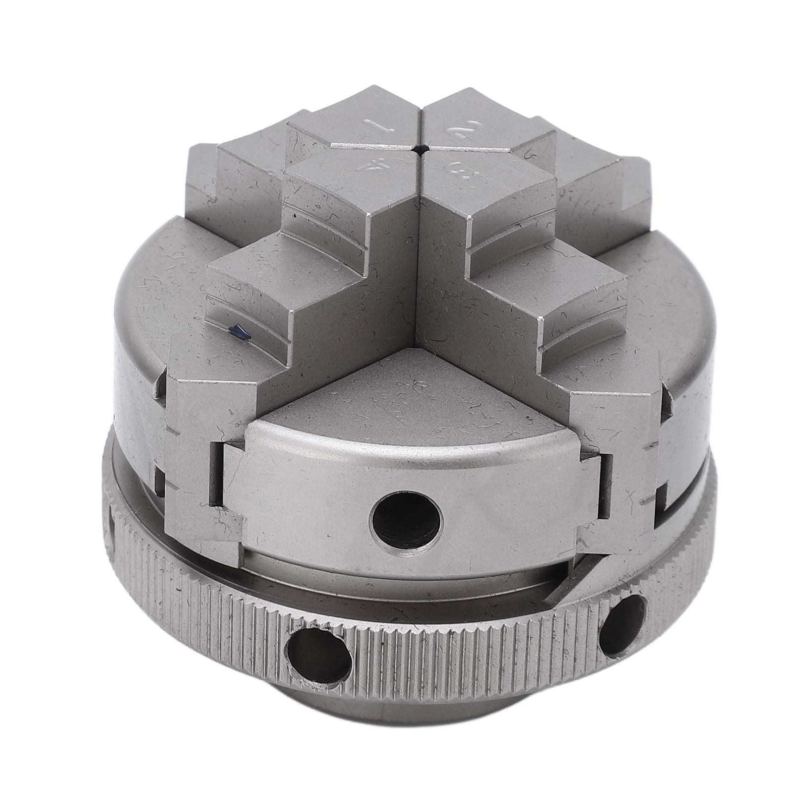 Mandrin De Tour Manuel 4 Mâchoires 50 Mm – Centrage Automatique, Filetage M14, Pour Tour à Bois, Tour à Métaux, K02-50 - 9