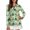Clover Fairy Hat, variant on Jiueut Tie Dye Galaxy Polo Shirt for Women, Quarter Zip Long Sleeve Collared Top, Elegant Golf Clothes for Ladies for Work and Golfing, Size Large