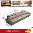 thumbnail image 1 of Genuine leather sofa, modern minimalist living room, small unit, minimalist and luxurious style My Lux Decor Round, 1 of 28