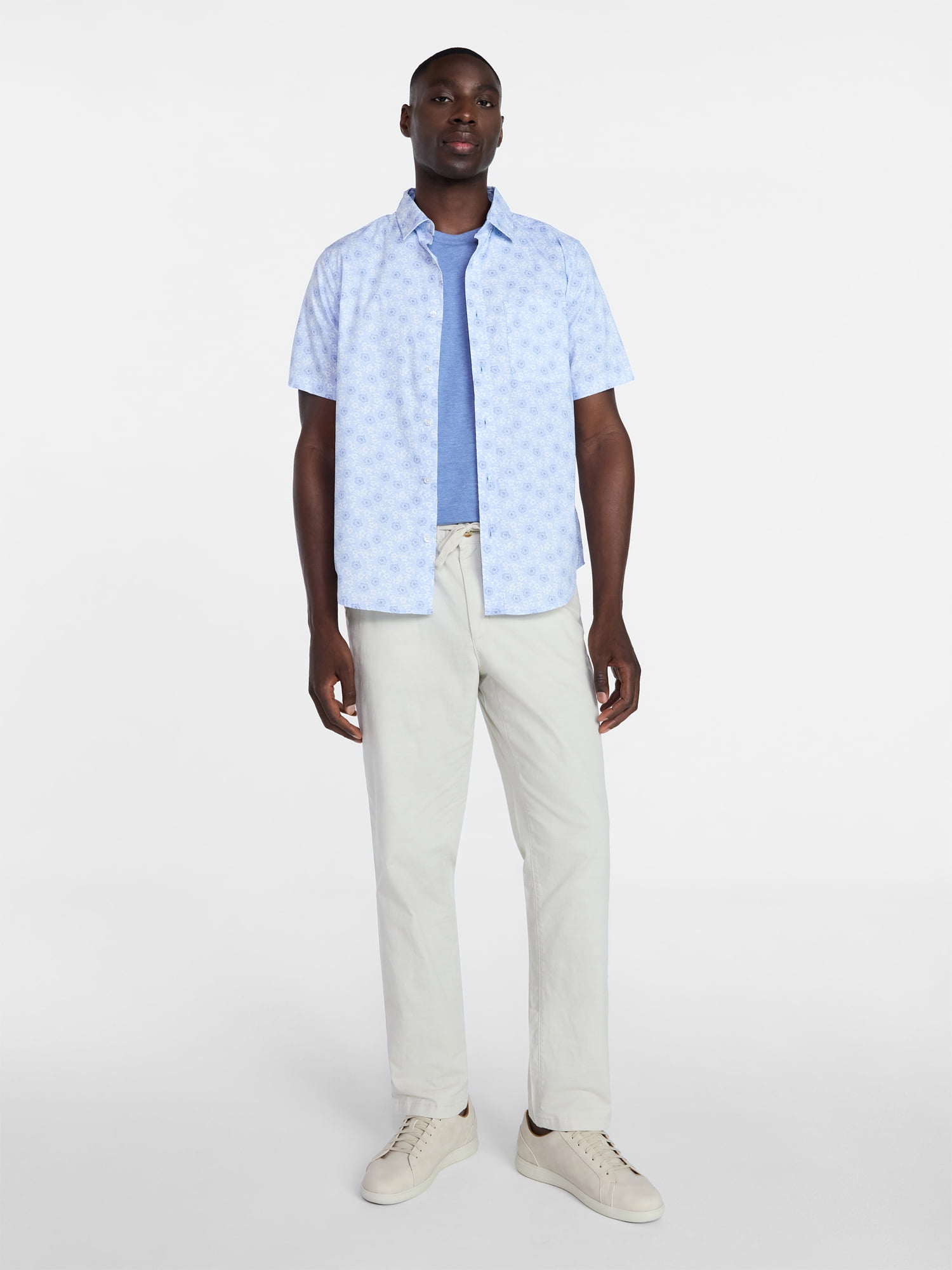 George Men's & Big Men's Modern Fit Weekend Pull On Chino Pants, Sizes S-3XL
