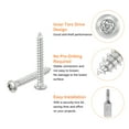 thumbnail image 4 of Lot de 50 M3 x 25mm Tête de Bouton Torx Sécurité Vis Métalliques avec T10 Bit, 4 of 6