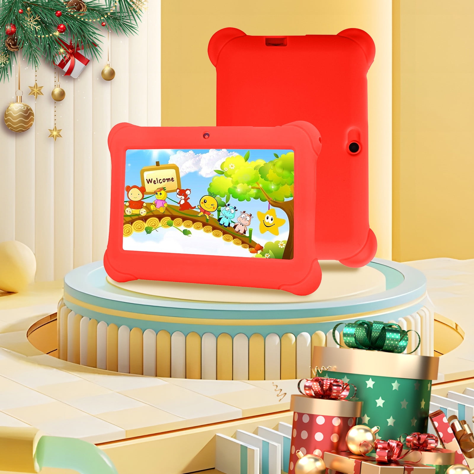 7 Inch Kids Tablet Android 7.1, 1GB RAM 8GB ROM, WiFi Bluetooth, HD Display, Parental Control, 4000mAh Battery, Educational Learning Tablet for Kids