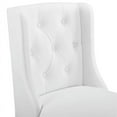thumbnail image 4 of Home Square 2 Piece Faux Leather Counter Stool Set with Wood Base in White, 4 of 8