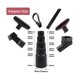 thumbnail image 4 of 1 1/4Inch Vacuum Accessories and Attachments, Household Cleaning Vacuum Brush Attachment Nozzle Flexible Crevice Tool, 4 of 5