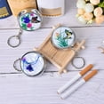 thumbnail image 4 of Creative Round Cigarette Keychain Portable Stainless Steel Pocket Ashtray, 4 of 7