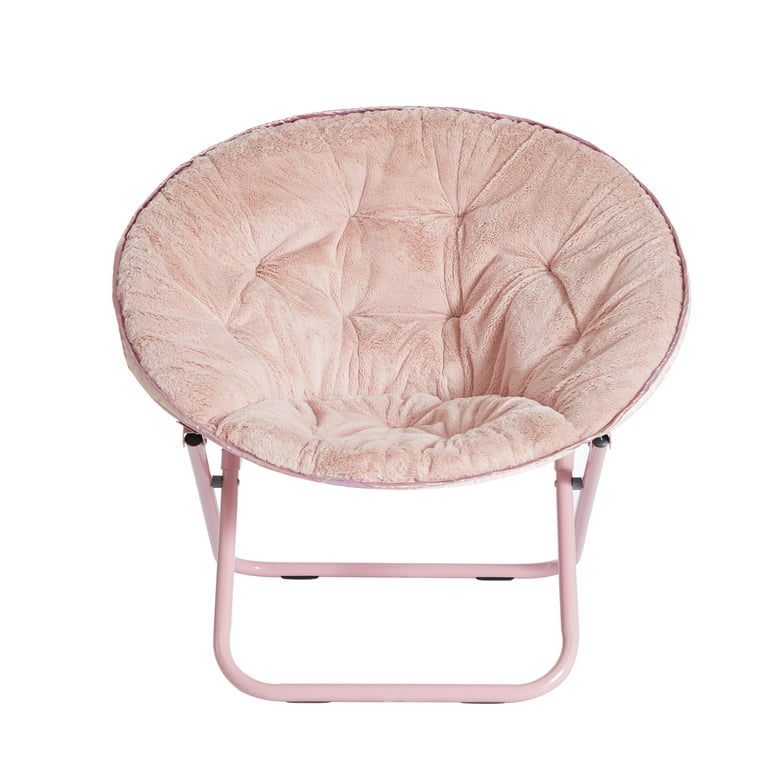 Light pink saucer chair sales