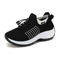 thumbnail image 3 of ibiyuan Aerion Shoes for Women Walking Shoes with Wide Width Hands Free Supportive Mesh Women Sneakers Breathable Wide Toe Cushion Workout Running Tennis Non- Walking Tennis Shoes, 3 of 9