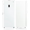 thumbnail image 4 of Equator Advanced Appliances 14 cu ft Convertible Freezer Refrigerator - Garage Ready - Stainless Steel -FR1400-Color:White, 4 of 5