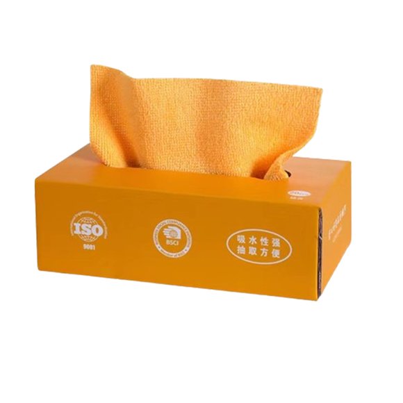 Chiffon de Nettoyage en Microfibre, une Boîte de Chiffons de Nettoyage Agréables - Chiffons de Nettoyage Réutilisables et Absorbants