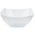 thumbnail image 5 of Restaurantware-Moderna 8 Ounce Fancy Plastic Bowls, 100 Square Disposable Salad Bowls - Durable, Heavy-duty, White Plastic Bowl, For Warm And Cold Foods, 5 of 10