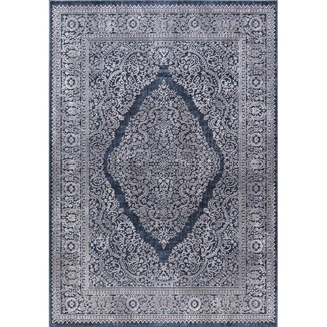 Dynamic Rugs TI7103326500 6 ft. 7 in. x 9 ft. 6 in. Torino 3326 Rectangle Contemporary Area Rug - 500 Navy