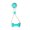Blue, variant on Multifunctional Interactive Dog Toy Chewing Teething Bone Teething Toy Teeth Chewer Game Dental Care