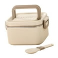 thumbnail image 2 of Fiambrera para adultos Soledad caja Bento reutilizable Individual beige, 2 of 10